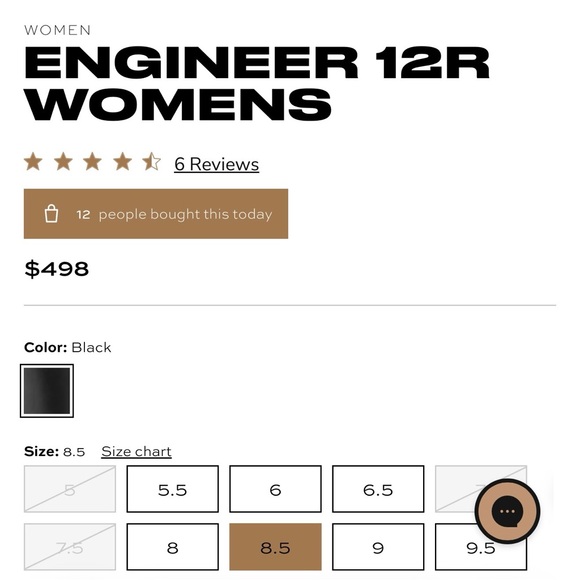 Frye ENGINEER 12R Women’s Black Moto Boots STYLE 77400 size 8.5 $498.00 NWT - Picture 3 of 17